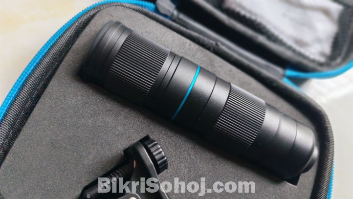 মোবাইল জুম লেন্স Apexel 5x-10x Telephoto HD_DSLR-টাইপ